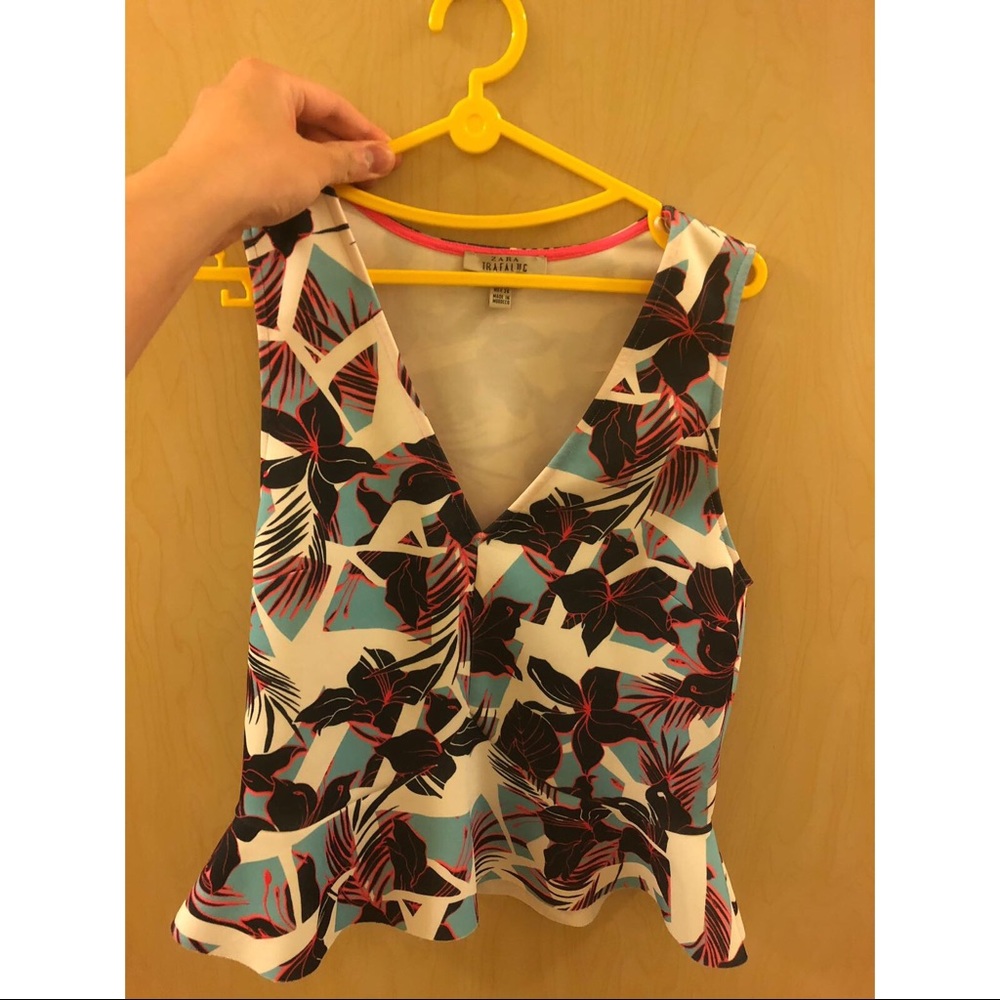 Zara Floral Top size S